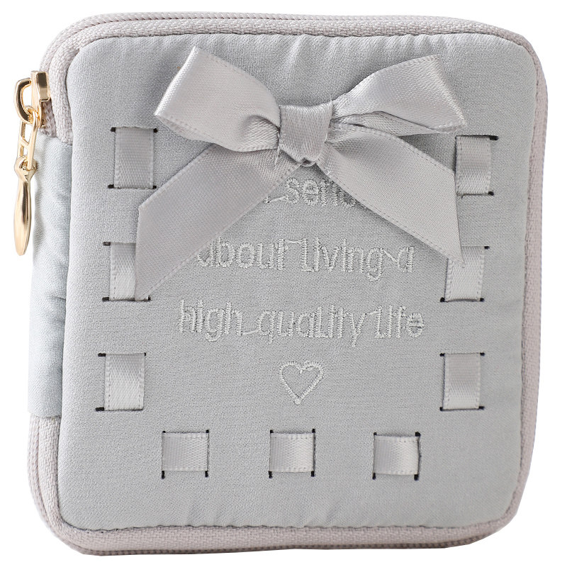 Portable jewelry box jewelry bag storage bag mini