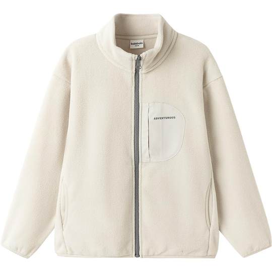 巴拉巴拉儿童外套男童女童摇粒绒上衣秋冬季新款童装宝宝亲子装厚