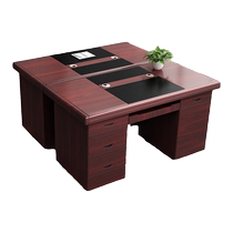 Modern Brief Chinese Solid Wood Desk President Table Boss Table Boss Table Home Classic Paint Computer Desk Single With Pumping