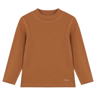 Yoona's mom girls' autumn half turtleneck bottoming t-shirt