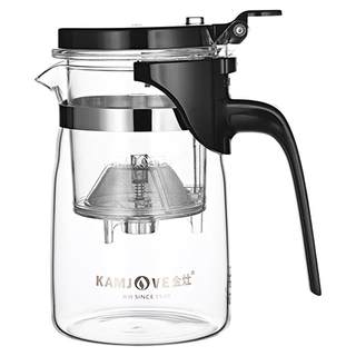 金灶K-201飘逸杯家用高硼硅耐热玻璃泡茶壶办公室茶水分离飘逸壶