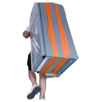 Tool for moving refrigerators up and down stairs ropes for moving heavy objects shoulder straps for moving lifting large cabinets and carrying stairs.