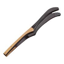 Solid wood tea clip Kung Fu tea set tea ceremony spare parts household tea cup clip bamboo tweezers cup washing tea clip bamboo wood