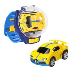 Black technology watch remote control car mini alloy racing boy electric children's toy car birthday gift