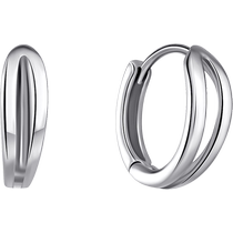 Trendy Acer Modern Series Minimalist Meets Platinum Earrings Platinum PT950 Fashion Commuting Labor Cost 100