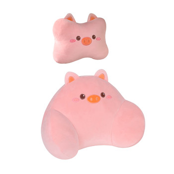 Soft and comfortable car headrest and lumbar support for all seasons