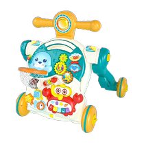 Baby walker pusher multifunctional learning table anti-rollover baby walking stroller toy