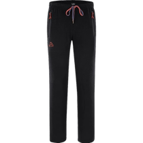 Pelliot outdoor fleece pants for women spring trousers with inner liner windproof polar fleece sweatpants casual trousers for men straight-leg pants