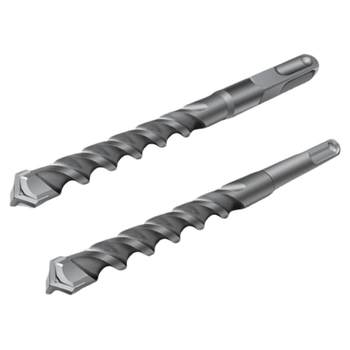 Three-blade electric hammer drill bit square shank impact concrete