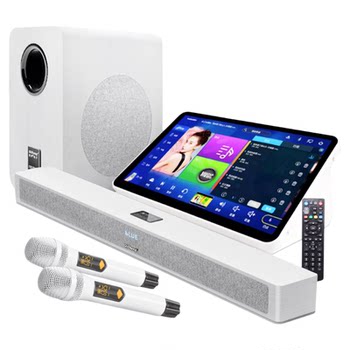 Qisheng family living room singing karaoke echo wall audio subwoofer set ktv with bluetooth tv karaoke home