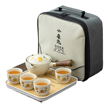 Travel tea set lazy person Carefree Portable side side sépare rotatif teapot tea water without déposant lid tea deity