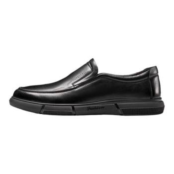 Aokang slip-on genuine leather comfortable casual leather shoes