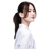 Rebeccas eight-character bangs wig for women replacement hair on top of head to cover white hair fluffy natural forehead seamless real hair wig