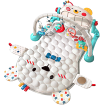 Pedal piano baby toys 0 to 1 year old baby fitness stand 4 educational early education newborn to 3 months 2 toddler 6