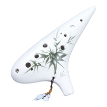 Ocarina 12-hole beginner entry alto C key twelve-hole AC professional pottery xun resin primary school childrens instrument