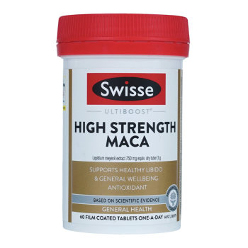 ເມັດ maca ສີດໍາຂອງຜູ້ຊາຍສະວິດ