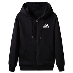 ເສື້ອຢືດດູໃບໄມ້ລົ່ນແລະລະດູຫນາວ zipper ຂະຫນາດໃຫຍ່ cardigan ຜູ້ຊາຍ velvet sweatshirt hooded trendy men's trendy hooded student jackets casual