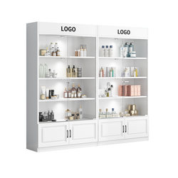 Shelf display rack ຜະລິດຕະພັນທີ່ເຮັດດ້ວຍມື ຕູ້ສະແດງຕົວຢ່າງ ຕູ້ເກັບມ້ຽນ rack salon ຄວາມງາມ nail storage ຕູ້ແກ້ວ