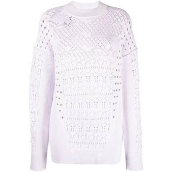 The Attico Women's Hollow Knitted Crewneck Sweater FARFETCH