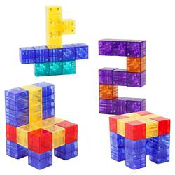 Magnetic Cube Mathematics Teaching Aids Geometric Figures Kidsren's Educational Toys Model Magnetic Cube Spatial Concept