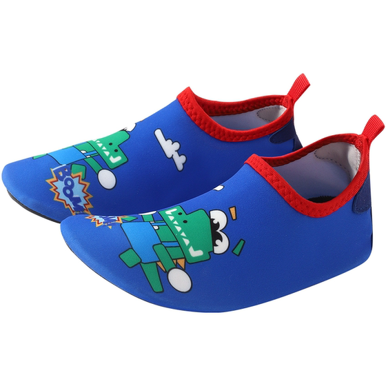 Beach socks Children's Beach Shoes Water Paradise Men's Girls' Shoes and socks Anti -slip swimming shoes Soft soles of the bottom of the skin trace the seaside shoes
