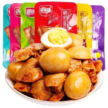 Douduoqi quail eggs dried tofu snacks to relieve cravings