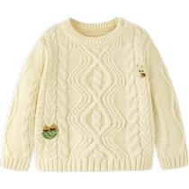 Mini bala bala boys and girls sweaters autumn and winter baby versatile style knitted sweaters childrens sweaters