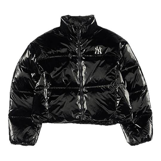 MLB official women's fashion Korean glossy short thickened warm down jacket 25 winter new style DJB05