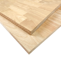 Huqiang rubber wood board finger-jointed board solid wood furniture board E0 grade environmentally friendly wardrobe board UV varnish paint-free board customization