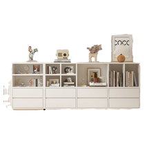 Signmakers new side cabinet bookcase integrated wall bookshelf living room floor-standing storage rack sideboard kindergarten school bag cabinet