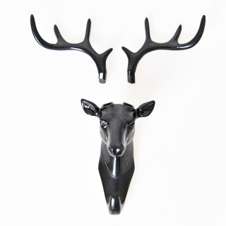 Nordic creative antler wall decoration rack without hooks