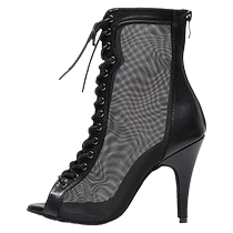 Womens Soft Sole High Heels Large Size Latin Dance Shoes 2023 Spring and Summer New Black Jazz Cha Cha Dance Shoes