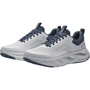 Anta shenxing men's gray shock absorbing running shoes