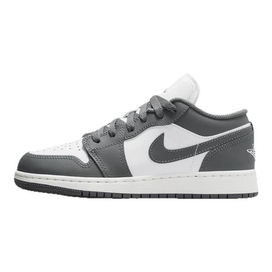 Jordan official Nike Jordan boys and girls AJ1 board shoes big children's sneakers autumn low top air cushion 553560