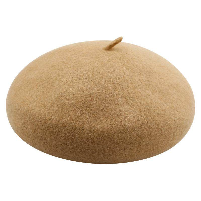 Wool beret women's autumn and winter versatile British retro beret hat Korean version temperament literary Japanese painter's hat