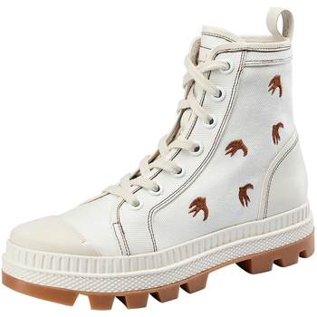 Yansu fashionable canvas embroidered thick-soled strap sports shoes high-top shoes for women TA21707-51