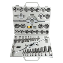 Metric and inch taps and die sets thread taps hand manual tapping wrench wrench hardware tools