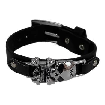 Cool Erya Steampunk Skull Bracelet Personalized European and American Ins Bracelet Hip-Hop Retro Hand Jewelry Trendy Men and Women