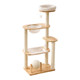 Solid wood cat climbing frame cat nest cat tree integrated household small apartment does not occupy an area cat shelf cat scratching post climbing frame