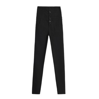 Belly control plus size fat girl black outer leggings