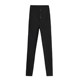 Belly control plus size fat girl black outer leggings