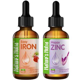 Lesnuca, капли с железом для младенцев и детей раннего возраста, хелатный цинк