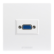 Type 86 concealed multimedia socket computer projector vga panel direct plug-in solderless screw wiring VGA socket
