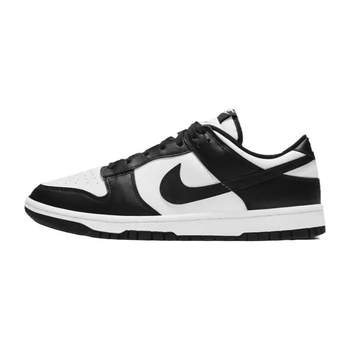 Cs1 Nike Dunk Low 'Black' panda ສີດໍາແລະສີຂາວເກີບ sneakers ຕ່ໍາເທິງສຸດທົນທານຕໍ່ການສວມໃສ່ CW1590-100