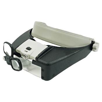 Best head-mounted magnifying glass with led light,