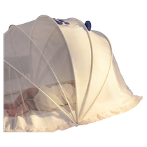 婴儿蚊帐罩新生婴幼儿童床可折叠蚊帐宝宝专用蒙古包全罩式防蚊罩