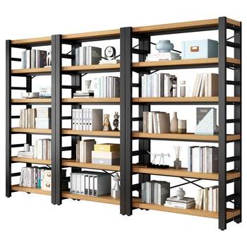 Solid wood multi-layer shelves household floor-standing storage racks
