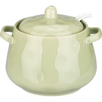 Modern housewife lard tank high temperature resistant ceramic seasoning tank meat oil tank kitchen oil spicy chili oil special tank