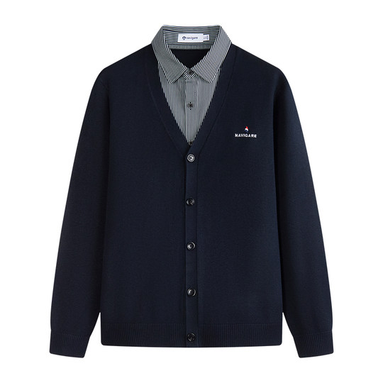Navigare искусственный вязаный кардиган из двух частей