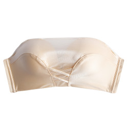 Strapless anti-exposure wrap-style thickened bra push-up bra tube top invisible non-slip push-up women's underwear summer